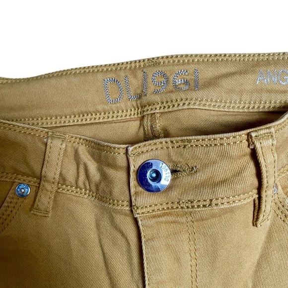 DL1961 Sunflower Yellow Midrise Skinny Ankle Jeans Size 28 - Picture 8 of 14